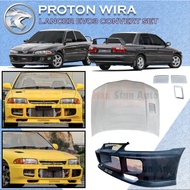 PROTON WIRA CONVERT LANCER EVO BODYKIT SET LANCER EVO3 BONNET BUMPER FENDER HEAD LAMP SIGNAL LAMP WI