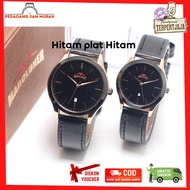 Jam Tangan Couple Marcluner Kapel Kapelan Pasangan Original Ori Anti Air Tali Kulit Asli Exclusive G