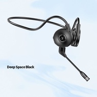 M1 Bone Conduction Headphones Bluetooth-compatible 5.0 Wireless Sports Earphones Dual Microphone Noise Cancellation Headphones