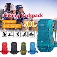 Ready Stock New Outlander 50L Camping Backpack Large Capacity Waterproof Hiking Backpack Outdoor Tre
