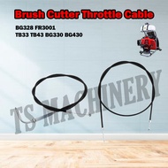 BG328 FR3001 BG330 BG430 BG520 TB33 TB43 Throttle Cable Brush Cutter Wayar Minyak Tali Minyak Mesin 