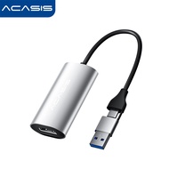 ACASIS USB 2.0 HDMI Video Capture Card HD For PS4 Game DVD Camcorder Camera Live Recording