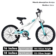 Basikal Budak Kanak-Kanak Sport Mountain Bike MTB Bicycle 16/18 inch Teenage Mountain Bicycle 4-9 tahun 兒童自行車