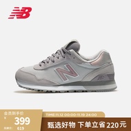 NEW BALANCE NB官方女鞋515系列简约经典潮流时尚舒适复古拼接休闲运动鞋 云母灰 WL515CSB 36（脚长22.5cm)