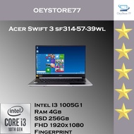 Acer Swift 3 SF314-57-39WL I3 1005G1 Ram 4GB SSD 256GB - Laptop Kerja