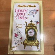 日本 迪士尼 小熊維尼 復古時鐘 castle clock #把愛傳出去