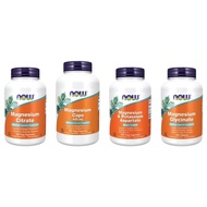 NOW Foods Magnesium Glycinate / Magnesium / Magnesium Citrate / Magnesium Bisglycinate / Potassium