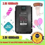 3.8V 4000mAh for Huawei TD Tech EP821 BTY4000Li22 Walkie Talkie Battery