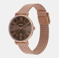 [TimeYourTime] Fossil Jacqueline ES5322 Brown Analog Rose Gold Stainless Steel Women's Watch