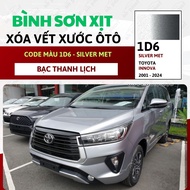 Sơn Xịt Xóa Vết Xước Cho Xe TOYOTA INNOVA Màu BẠC THANH LỊCH code 1D6 - SILVER MET Chính Hãng OH PAI
