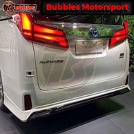 Alphard 2018 T Type Aero Rear Skirt skirting belakang