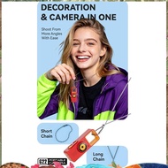 Digital Camera Thumb Camera 0.9inch Screen Retro CCD  Digital Camera Keychain  1080P HD Camera A