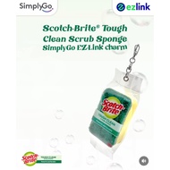 Scotch Brite Sponge SimplyGo Ezlink Charm