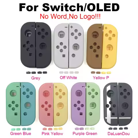 1-4-10sets For Nitendo Switch NS OLED Controller Left Right Joy Con Full Housing Shell Case With Mid