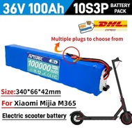 36V100Ah Rechargeable Lithium Battery Pack18650 10S3P1000W Power Modified36V Electric Scooter Batter