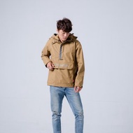 揹客 Packerism 套式背包款衝鋒雨衣-卡其 (單上衣)