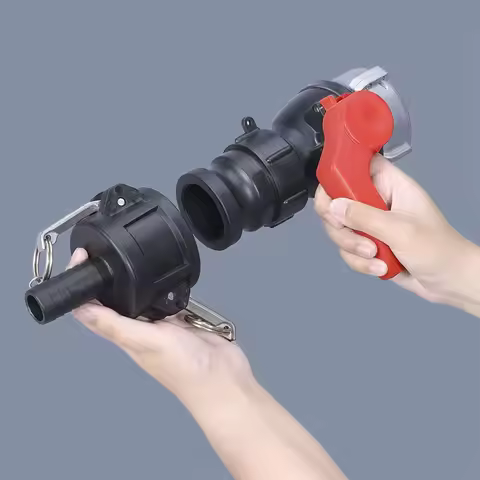 High Quality PP IBC Tank Adapter A200 & plastic Camlock Combination Pack Valve Connector 3 Pcs Mixed