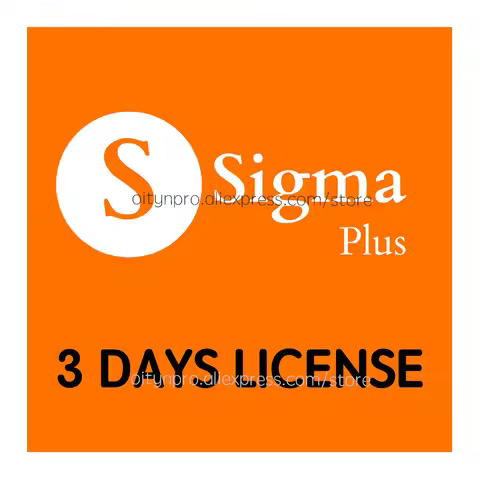 Sigma Plus ONLINE TOOL 3 DAYS Sigma License( NO BOX/DONGLE)
