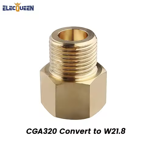 Paint Ball Adaptors, Co2 Tank Regulator Convert Adapter CGA320 thread Convert to W21.8 ,Standard Co2