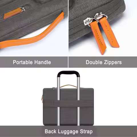 13 14 15 16 17 inch Laptop HandBag Notebook Pouch Mosiso Shoulder Messenger Briefcase For Macbook Ai