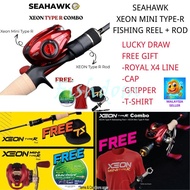 SEAHAWK XEON TYPE R FISHING COMBO SET REEL + ROD JORAN PANCING TYPER