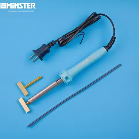 T Tip Soldering Iron Kit for TV LCD Screen Repair COF ACF Bonding with Extra Head & Silicone Rubber 