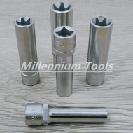 FORCE 3/8"DR External Deep Torx Socket E-Socket | E6 ~ E18 | Unit Price
