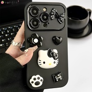 For Realme GT3 GT2 GT Neo 5 3 3T 2 2T Flash Explorer Master XT X2 Phone Case Stereo Hello Kitty Cat Paw Bear Bowknot Cute Cartoon Matte Frosted Simple Soft Casing Cases Case Cover