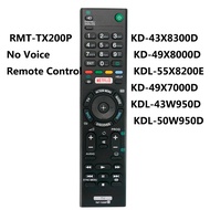 New No Voice Remote Control RMT-TX200P for via TV KD-43X8300D KD-49X8000D KDL-55X8200E KD-49X7000D KDL-43W950D KDL-50W950D