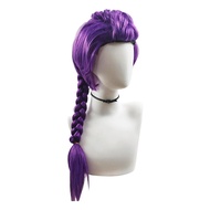 Demon Hunters Costume Rumi Wigs Cosplay Kids Anime Mira Zoey Costume Wigs for Girls Purple Braid Wig