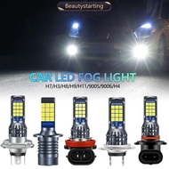 BEAUTYSTARTING 1PC H1/H11/H4/9005/9006/H3/H7 Car LED Fog Light Bulbs 24SMD 20W Alloy Lights 12V-24V 