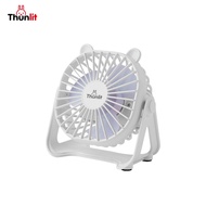 Thunlit Portable Desk Fan 360° Rotation Mini USB Rechargeable Table Cute Fan