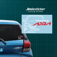 Sticker Kereta Axia, Perodua Axia, Car Sticker, Vinyl Cutting.