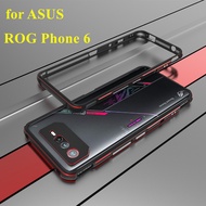 Case for ASUS ROG Phone 6 Pro 6D ROG 6 Ultimate 6 Batman Edition Luxury Deluxe Ultra Thin Aluminum Bumper For Asus Rog 5S 5 Pro ROG Phone 5 Ultimate + Metal Camera Protection