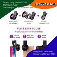 Universal 2 In 1 Macro 12.5X Wide Angle 0.45X Smartphone Camera Lens With Practical Clip Clearer Pho