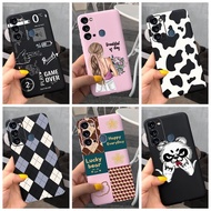 ITEL Vision 3 S661L S17 P38 Case New design 2023 Pattern Black Rubber Soft Silicone Proective Cover 