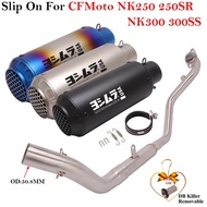 Full Systems For CFmoto NK250 NK250SR NK300 NK300SR 300SR 250NK NK250SH Motorcycle Exhaust Escape Mo