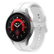 全城熱賣 - 適用於三星 Galaxy Watch 6 / 6 Classic 彩扣硅膠錶帶（白色）
