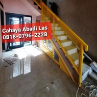 railing tangga railing balkon minimalis industrial