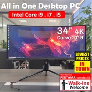 🌟NEW 34" 21:9 All in One Desktop PC🌟 Intel core i9/i7/i5 all in one pc