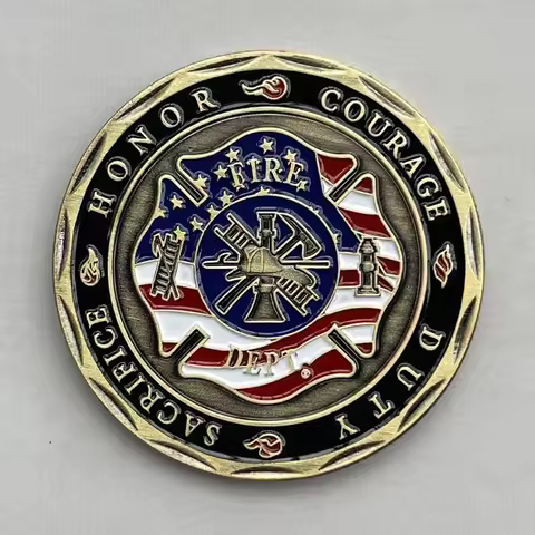 SAN Florian Fireman Commemorative coin of the United States Military collection