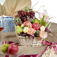 FNP Small Fruits and Flowers Basket