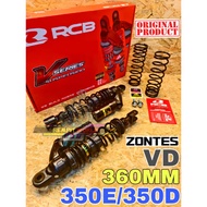 RCB VD Series Absorber ZONTES 350E 350D 360mm Black Gold Silver Motor Absorber Zontes350E 350 D E