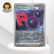Pokemon TCG: Playable Trainer Card • Team Rocket Energy Card • Cynthia Power Weight • Reverse Holo •