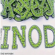 1pc A-Z English Letter, Bright Color, Exquisite, Custom Name, Hand-Stitched Patch, Adhesive Backing,