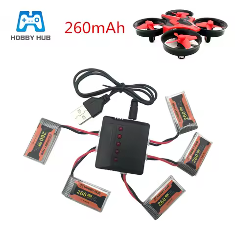 Battery For H36 battery 3.7V 260mAh For Eachine E010 E011 E013 Furibee F36 NH010 H36 RC Quadcopter P