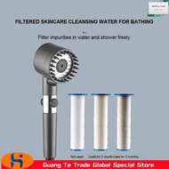 Booster shower head shower set