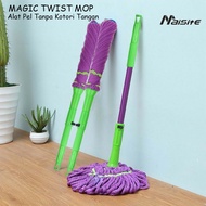 Naisite Home Office Floor Mop Tool Automatic Twist Magic Twist Mop Multipurpose Clean