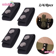 LANJ 1/4/8Pcs Belt Keeper Durable Double Snaps Heavy Duty