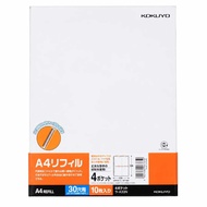kokuyo P-A33N Clear Book Photo Refill A4 contains 10 sheets, 4 pockets